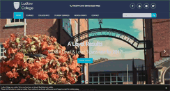 Desktop Screenshot of ludlow-college.ac.uk